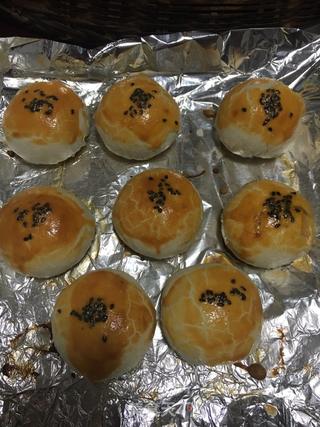 榨菜鲜肉月饼(苏式)的做法步骤:10