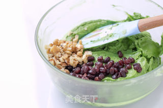 抹茶蜜豆马芬的做法步骤:12