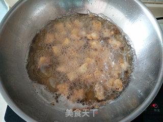 菠萝咕噜肉的做法步骤:6