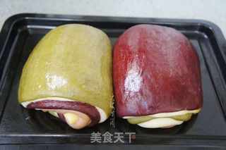 彩色土司的做法步骤:8