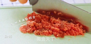 香菇肉末盖浇面 的做法步骤:2