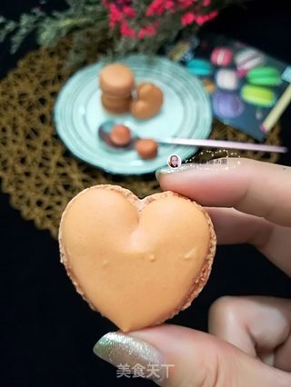 爱心马卡龙的做法步骤:23