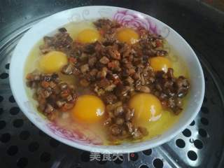 香菇肉末蒸蛋的做法步骤:19