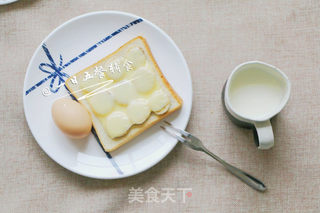 奶酪香蕉吐司 的做法步骤：3