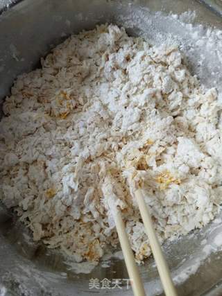 蝴蝶南瓜馒头的做法步骤:4