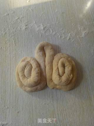 蝴蝶南瓜馒头的做法步骤:8