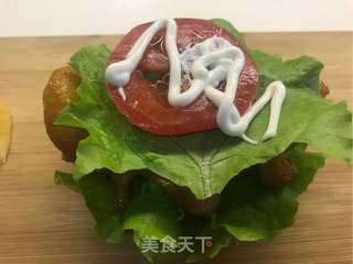 正宗奥尔良鸡腿堡的做法步骤:24