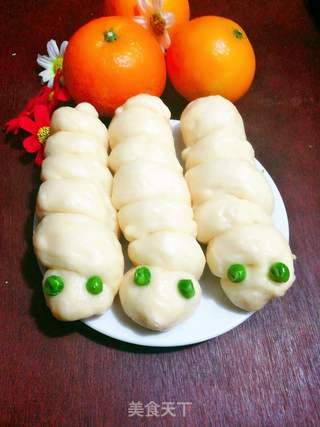 毛毛虫花卷的做法步骤:12