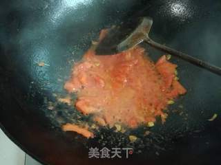 西红柿紫菜蛋花汤的做法步骤:6