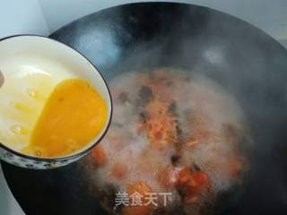 西红柿紫菜蛋花汤的做法步骤:9