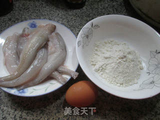 油炸虾潺的做法步骤：1
