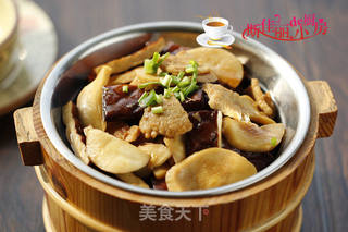 杏鲍菇干子炒肉片的做法步骤:9