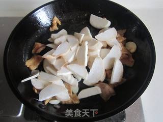 杏鲍菇干子炒肉片的做法步骤：5