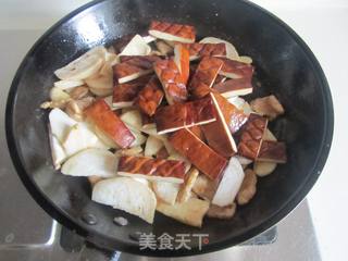 杏鲍菇干子炒肉片的做法步骤:6