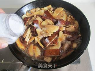 杏鲍菇干子炒肉片的做法步骤:8