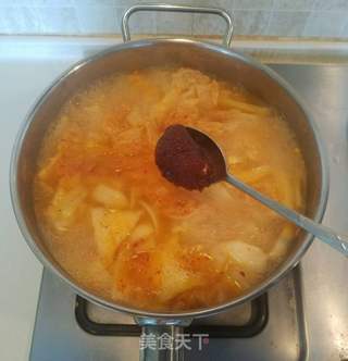 泡菜锅的做法步骤:6