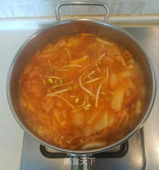 泡菜锅的做法步骤:8