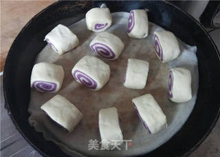 双色刀切馒头的做法步骤：9