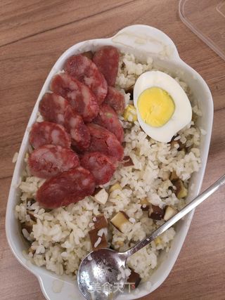 烤箱煲仔饭的做法步骤:9