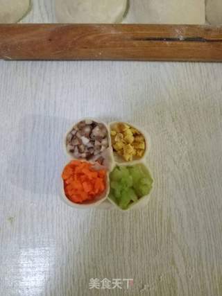 四喜蒸饺的做法步骤:8