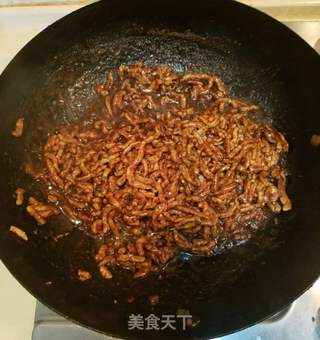 京酱肉丝的做法步骤:15
