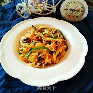 家常炒面的做法步骤:7