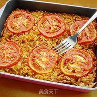 圆白菜焖饭的做法步骤:12