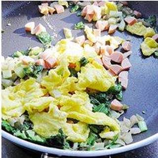 【榨菜炒饭】--------剩米饭的春天的做法步骤:6