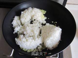 彩椒虾仁炒饭的做法步骤:9