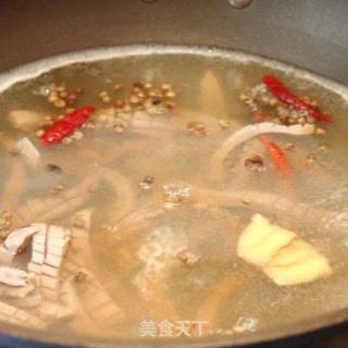 夏季里的清凉美食-----薄荷凉粉腰花的做法步骤:2