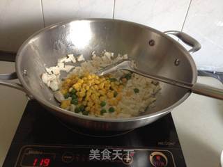 田园虾仁豆腐羹的做法步骤:5