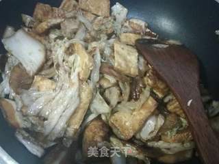 酱香白菜烧豆腐的做法步骤:18
