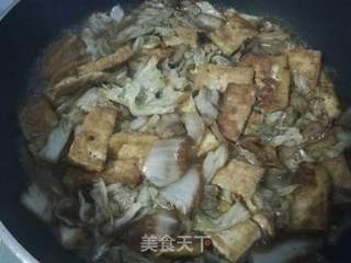 酱香白菜烧豆腐的做法步骤:19