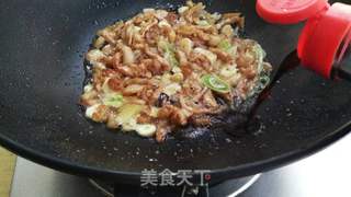 柚子皮炒肉的做法步骤:8
