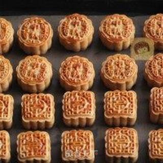 杂粮果仁月饼的做法步骤:13