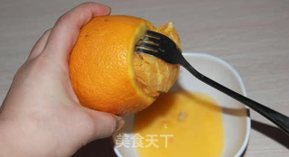 【番茄配方】香橙果冻—— 能剥着吃的果冻哦!的做法步骤:2