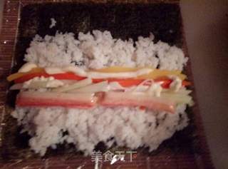 寿司 第一次手作的做法步骤:4