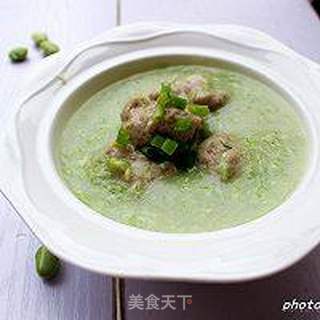 毛豆肉丸羹的做法步骤：10