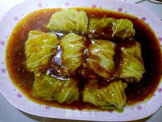 糖醋白菜卷的做法步骤:15
