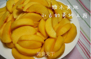 糖水黄桃的做法步骤:3