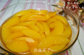 糖水黄桃的做法步骤:6