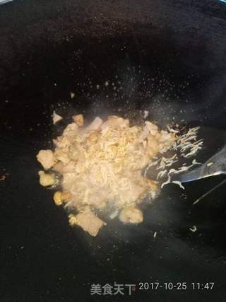 金瓜炒饭的做法步骤:8