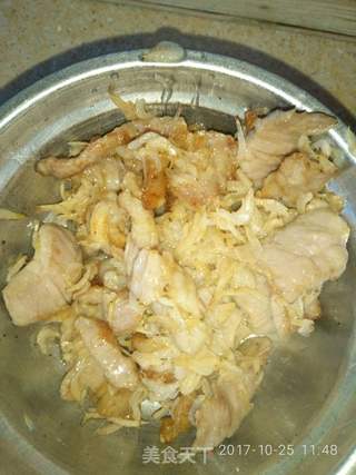 金瓜炒饭的做法步骤:9