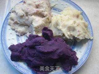 双薯山药豆沙包的做法步骤:4
