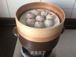 珍珠丸子的做法步骤:6