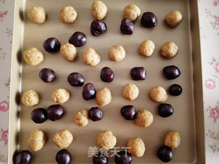 万圣节之黑芝麻球——蜘蛛&小精灵的做法步骤:6