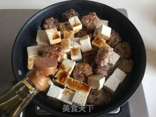 豆腐炖肉丸的做法步骤:6