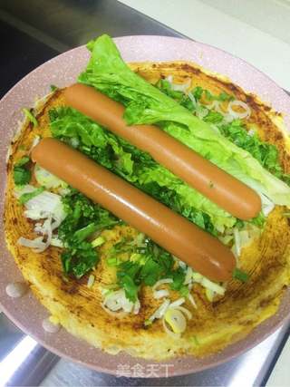 煎饼果子的做法步骤:6