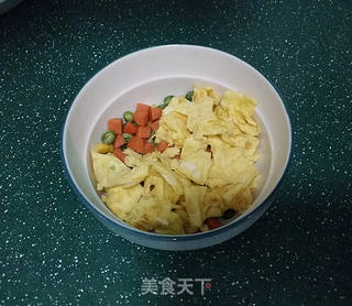 什锦炒饭的做法步骤:8