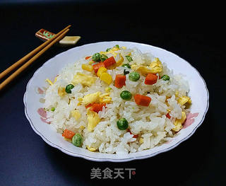 什锦炒饭的做法步骤:12
